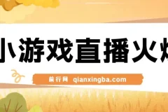 视频号新赛道，直播小游戏一天收入500+，操作简单，适合小白