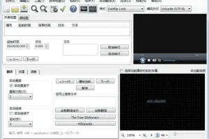 字幕编辑器(Subtitle Edit)4.0.6 中文绿色便携版