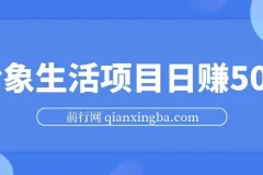 粉象生活项目日赚500