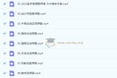 赵玉峰 2025高三高考物理 冲刺押题