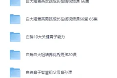 白大姐白瑞家庭教育课程大合集