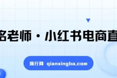 【精】小红书电商运营实战课：涵盖直播带货、店铺运营、笔记运营、AI工具赋能