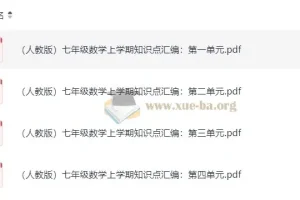 学而思 初中重点知识汇编+思维导图 (语数英)