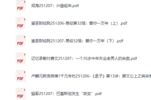 全网付费文章-大佬文集圈 学习先锋 精选研报 12月7日更新 [PDF]