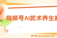 视频号AI武术养生赛道，五分钟一条原创视频，带货单日几张，养生粉丝快速涨粉