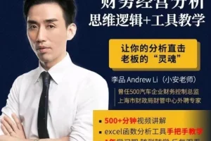 清华名师财务分析课：肖星估值+张新民报表+128套资料