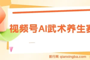 视频号AI武术养生赛道，五分钟一条原创视频，带货单日几张，养生粉丝快速涨粉