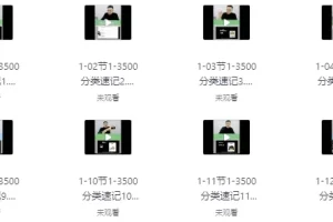 【刘一男3500魔卡词【1-3500词汇分类精讲速记】】