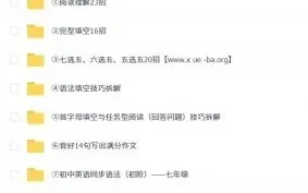 爪爪老师-初中英语解题方法速通（全9册）