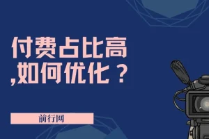 付费占比高，如何优化？只讲方法，不说废话，高效解决问题！