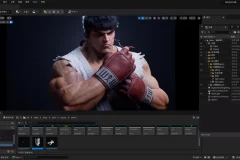 【街头霸王隆UE5虚幻5次世代游戏角色制作全流程 – 带资料】