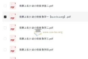 我要上名小·幼小衔接