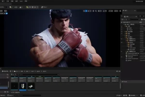 【街头霸王隆UE5虚幻5次世代游戏角色制作全流程 – 带资料】