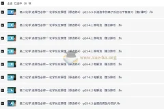 新人教版高中化学选择性必修1《化学反应原理》全套视频