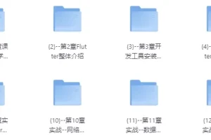 【基于Flutter3.x实战跨平台短视频App混合开发【完结】】