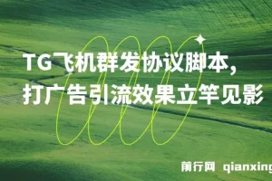 【引流必备】TG飞机群发协议脚本，批量采集群私聊，打广告引流效果立竿见影