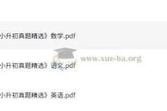 小升初真题精选语数英