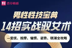 《男性性技宝典视频课》14招实战驭女术