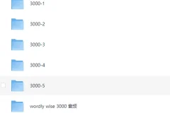 顶级核心词汇外教课《wordly wise 3000 (视频+音频) 》