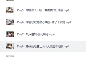 《B站付费课程：  欧阳春晓：28天根本性减脂课程》[MP4]