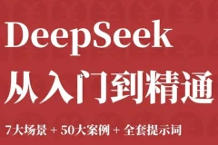 DeepSeek 从入门到精通 +7大场景+50大案例+全套提示词