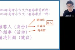 2024高三英语王双林高考冲刺班：语法+阅读+写作全攻略