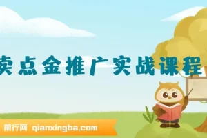 外卖 点金推广实战课程，2024外卖 点金推广全流程（7节课+资料）