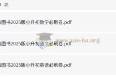25春语数英小学六年级 小升初必刷卷 含答案