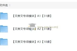 豆伴匠 文言文专项课程
