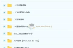 杨萌 初中物理 初二物理科学思维培训班（秋上·全国版·S）