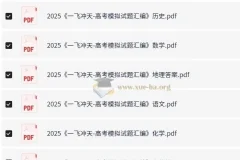 一飞冲天 高考模拟试题汇编·全九科 (2025版)
