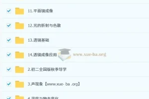 杨萌 初中物理 初二物理科学思维培训班（秋上·全国版·S）