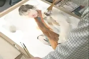 关维兴水彩人物绘画教程：头像与半身像3讲