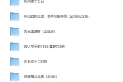 《十部历史权谋经典书单推荐合集》（看透人性与权力博弈的必读佳作）[PDF]