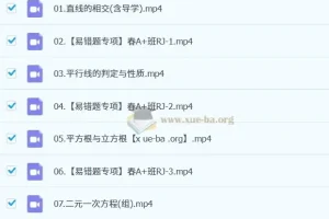 2024-2025 初一数学 赵岩 A+ 暑假班 秋季班 寒假班 春季班