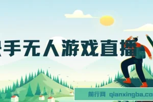 快手游戏无人直播：一条龙的变现系统帮你无忧躺赚 单价15元，一周赚了34万