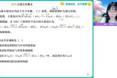 2024高一化学尖端班-王瑾春季系统课（含硫氮/反应原理/有机化学）