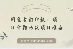 2024闲鱼卖打印机，月入3万2024最新玩法