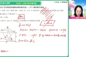 2024高一数学尖端班-刘天麒解三角形+立体几何专题突破
