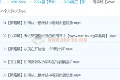 张博文政治 2024高三高考政治 二轮精讲春季班