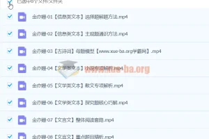 2024高三高考语文 金亦姗语文 寒假班