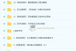 孙清珍 珍哥 初一语文培训班（春上·全国版·A+）含讲义练习