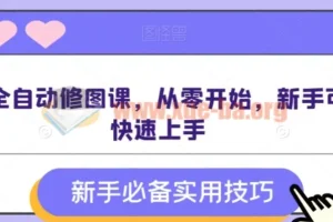 AI全自动修图课从零开始新手可快速上手 15.6G