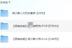 胡小群 中小学数学思维课程 (1-9年级)