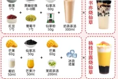 奶茶最新配方 奶茶店开店教程资料