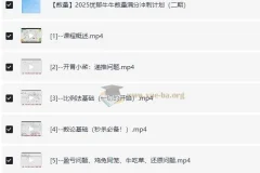 【省考国考】2025忧郁牛牛秘传·【数量】技巧集合课（含第二期冲刺计划+讲义）MP4 【2.9GB】
