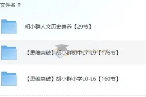 胡小群 中小学数学思维课程 (1-9年级)