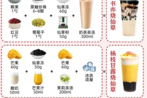 奶茶最新配方 奶茶店开店教程资料