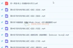 刘飞飞 2024初一英语 秋季班