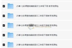 七彩课堂 25春1-9年级下册 统编版语文教学资源包